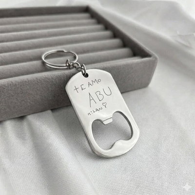 Llavero destapador grabado para papá