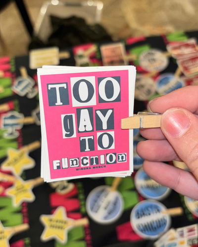 STICKER TOO GAY TO FUNCTION (MEAN GIRLS)