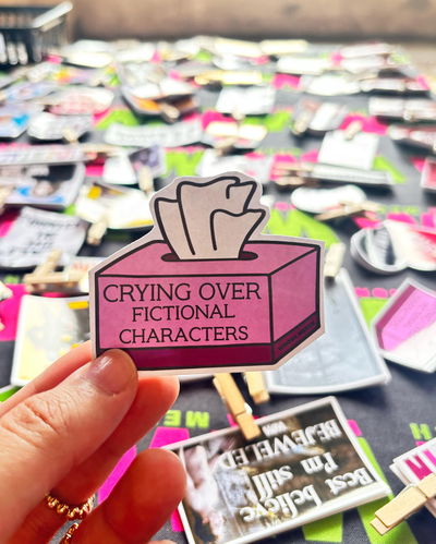 STICKER PAÑUELITOS: CRYING OVER FICTIONAL CHARACTERS