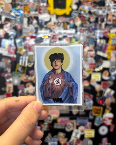 ESTAMPITA PLASTIFICADA: CHARLY GARCIA