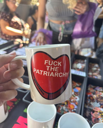 TAZA CANDY HEART: FUCK THE PATRIARCHY (TAYLOR)