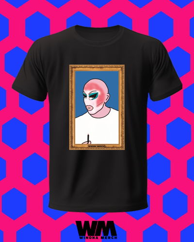 REMERA CUADRO: TRIXIE MATTEL (ILUSTRACIÓN PROPIA)