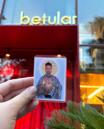 ESTAMPITA PLASTIFICADA:  DAMIAN BETULAR