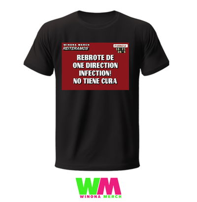 REMERA CRÓNICA ONE DIRECTION: REBROTE