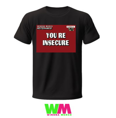 REMERA CRÓNICA ONE DIRECTION: YOU'RE INSECURE