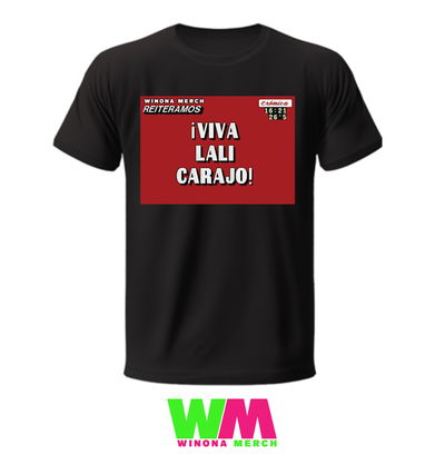 REMERA CRÓNICA: VIVA LALI CARAJO