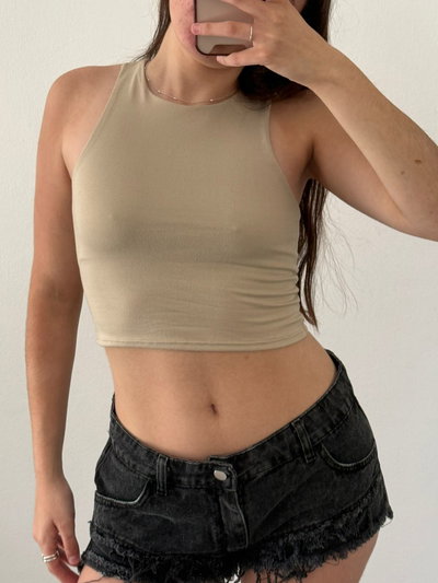 Musculosa Cerrada de Modal