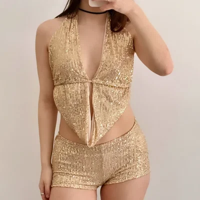 Shorts Shaka de Lentejuelas 