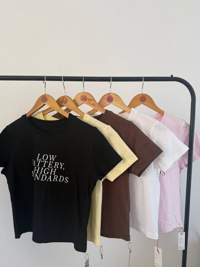 Remera Low Battery de Jersey 