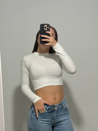 Remera de Modal Crop M/L