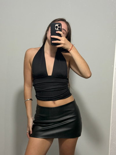 Top Marilyn para atar c/Frunce a los costados 