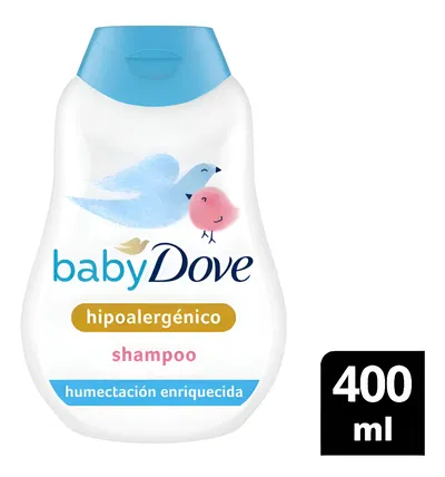 Baby Dove Humectación Enriquecida Shampoo En Botella De 400 Ml