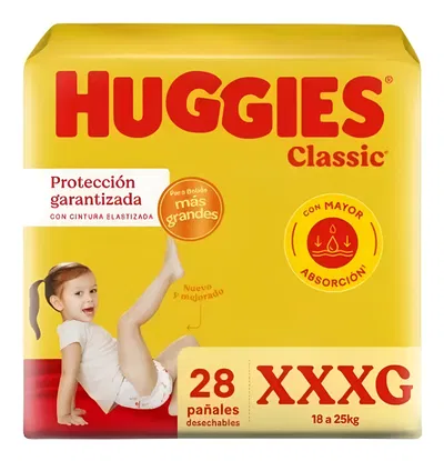 Pañales Huggies Classic