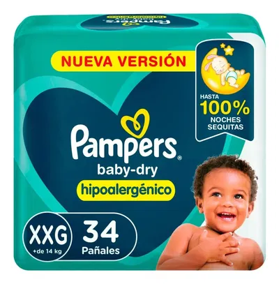 Pampers Baby Dry Hipoalergénico
