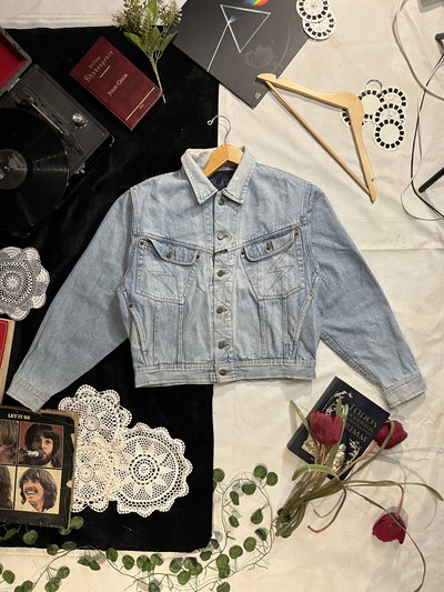 Campera de jean rayito 