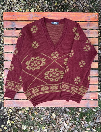 Sweater MS bordó
