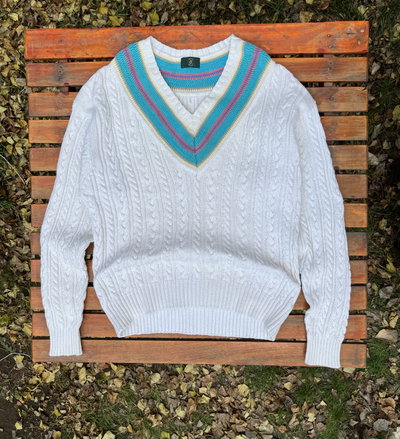 Sweater cuello en v 