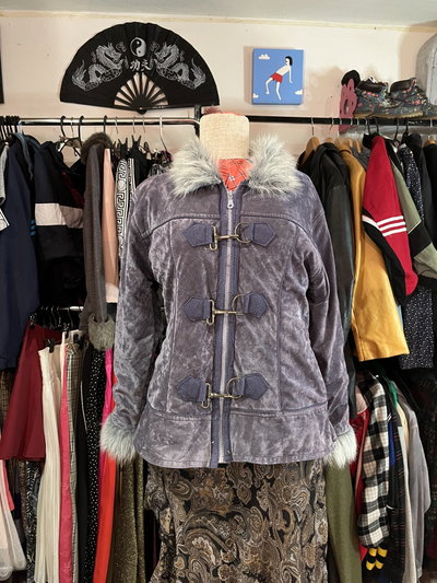 Campera italiana terciopelo T M