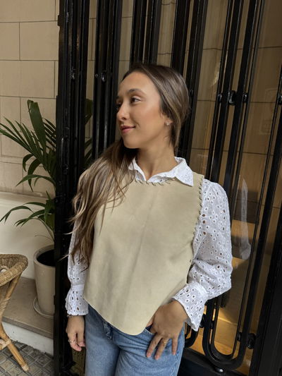 Pechera clásica trenzada