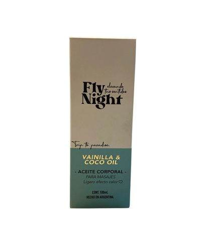 Body Oil Vainilla y Coco 100ml - Fly Night