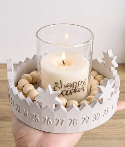 MOLDE PLATO CALENDARIO 