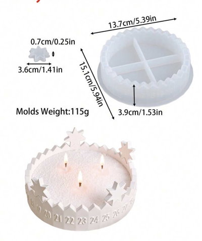 MOLDE PLATO CALENDARIO 