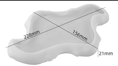 MOLDE BANDEJA VINTAGE IRREGULAR 