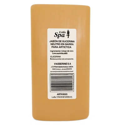 Barra De Jabón Neutro Para Difundir Spa X 1 Kg