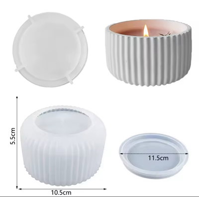 MOLDE RECIPIENTE CON TAPA 