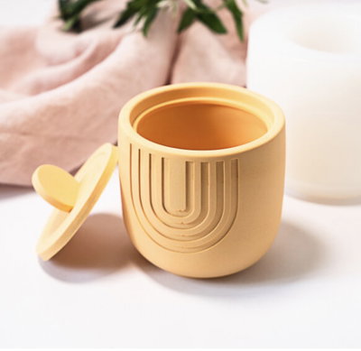 MOLDE RECIPIENTE CON TAPA 