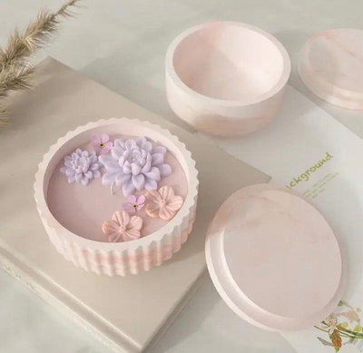 MOLDE RECIPIENTE CON TAPA 