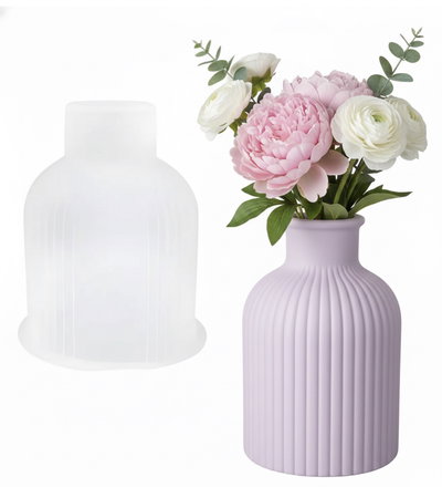 MOLDE FLORERO RAYADO 