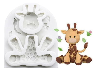 MOLDE JIRAFA PARA PORCELANA FRIA 