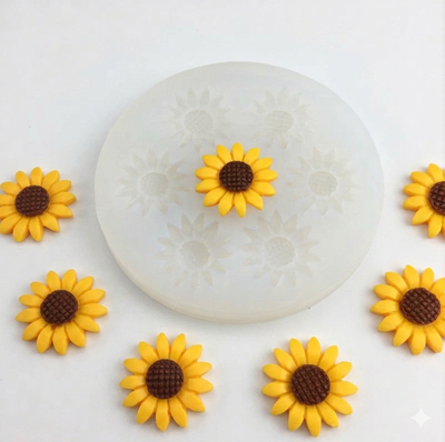 MOLDE 7 MINI GIRASOLES 🌻 