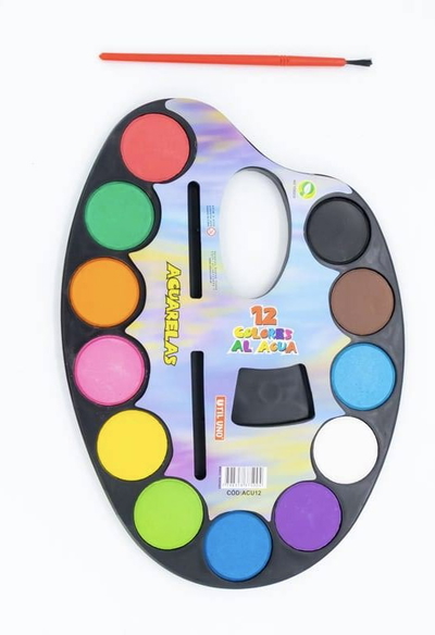 PALETA DE 12 COLORES 