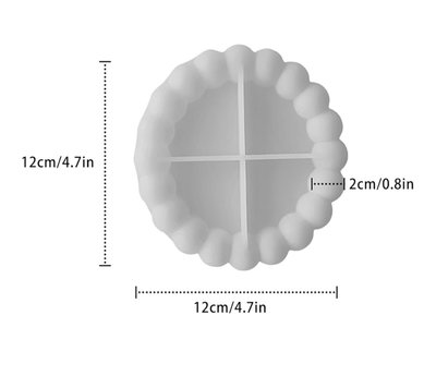 BANDEJA REDONDA CON BURBUJAS 