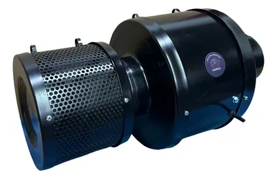 Turbina Indoor Simple 15 Cm + Filtro Metalico Carbon Cultivo