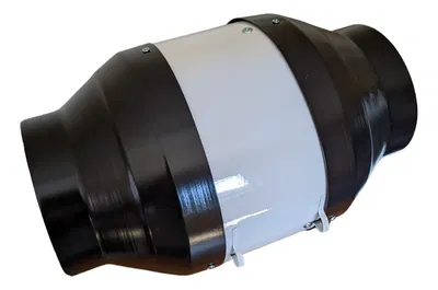 Extractor De Aire Indus Entubado Reversible Entre Caño 15 Cm