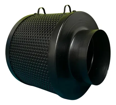 Filtro De Olor Carbon Activado 4x15 Cm Cultivo Indoor Metal