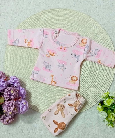 Camiseta de algodón para prematuros