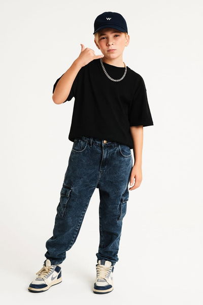 Jean cargo adolescente