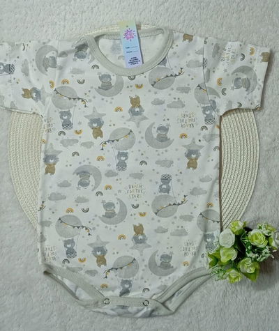 Body osito gris luna