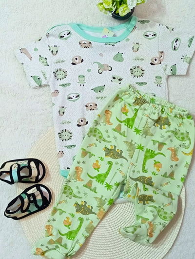 Pantalón ranita verde