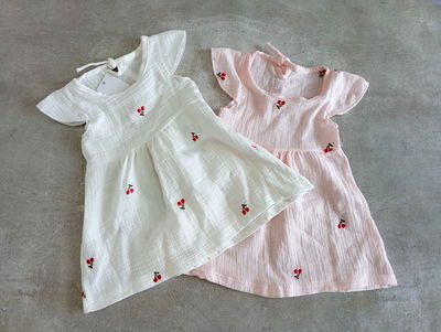 Vestido Baby Cotton Bordado