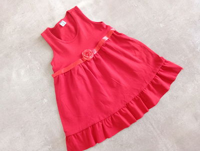 Vestido  Rosa Cinturón