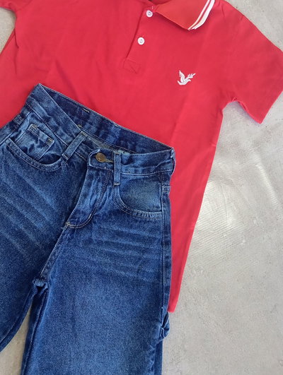 Bermuda Baggy de Jean Varón – Moda Infantil Urbana