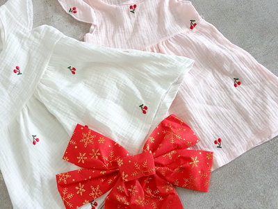 Vestido Baby Cotton Bordado Bebé – Vestido Beba Elegante