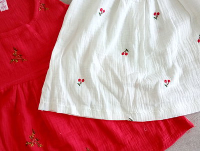 Vestido Baby Cotton Bordado Niña – Vestido Nena