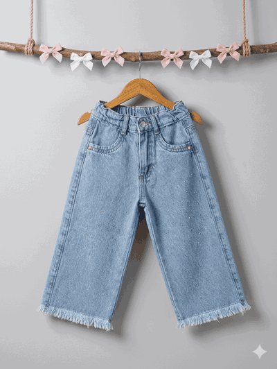 Jeans brillitos beba
