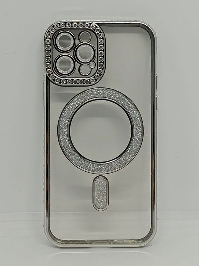 iPhone 12 Pro - Case Strass - White